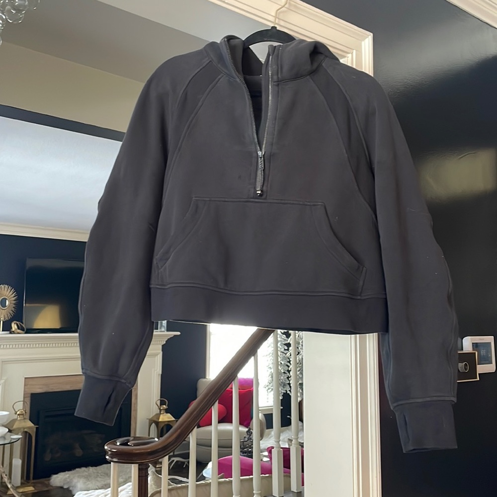 Scuba oversized Half-zip Hoodie
